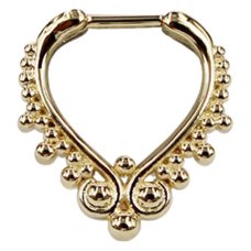 Steel Zirconline® - Wonderland Septum Gold